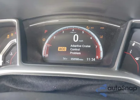 2020 Honda Civic Sport z USA, uszkodzony, nr VIN 19XFC2F8XLE216119